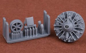 SBD-5 ドーントレス エンジン & 排気管ディテールセット (ハセガワ用) (プラモデル)