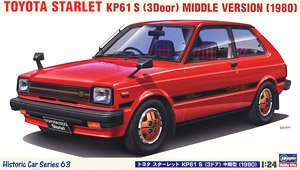 Toyota Starlet KP61 S (3 door) Mid Edition (1980) (Model Car)