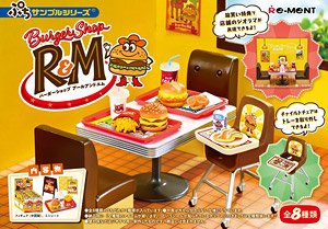 Petit Sample Burger Shop R&M (Set of 8) (Anime Toy)