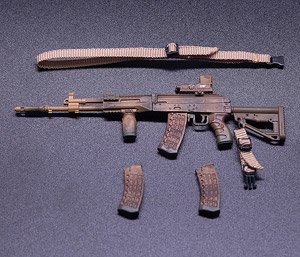 WM-03C アサルトライフルセット デザートカモフラージュ 1/12 アクションフィギュア用完成品オプションパーツ (ドール)