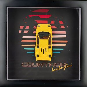 Countach LP5000 QV Yellow Frame Type (Diecast Car)