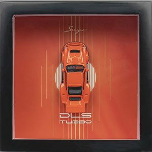 Singer DLS Turbo Orange Red Frame Type (Diecast Car)