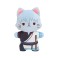 Gin Tama withCAT Flat w/Sleep Mask Plush Gintoki Sakata (Anime Toy) 商品画像1 Thumbnail