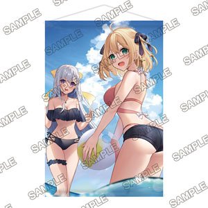 『転生王女と天才令嬢の魔法革命』 ビーチデートver B2タペストリー (キャラクターグッズ)