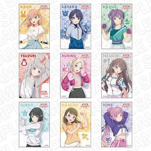 ラブライブ！蓮ノ空女学院スクールアイドルクラブ スクエアカンバッジ 練習着 ver (9個セット) (キャラクターグッズ)