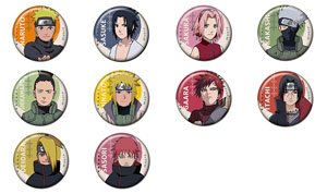 NARUTO -ナルト- 疾風伝 CANバッジ A BOX (10個セット) (キャラクターグッズ)