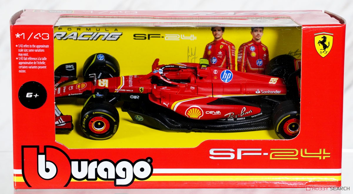 フェラーリ SF-24 2024 イモラGP No.55 C.サインツ Jr. (ミニカー) パッケージ1