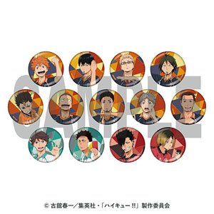アニメ『ハイキュー!!』 ラメキラカンバッジコレクション2 (13個セット) (キャラクターグッズ)