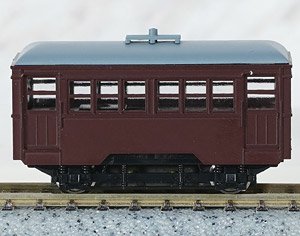 Biaxial Car One Trolley Pole Type (Body Color:Grape Color with Motor) (Model Train)