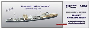 `Uckermark`1942 ex `Altmark` german supply ship (Plastic model)