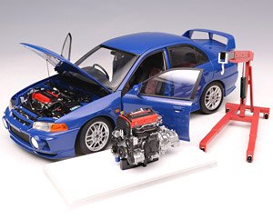 三菱 ランサーエボリューション IV. Icelle Blue (ミニカー)