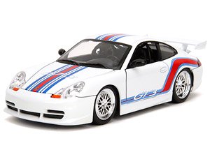 2006 Porsche 911 GT3 RS (996.1) White / MARTINI (Diecast Car)