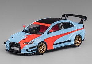 Mitsubishi ランサー エボリューション X Varis オレンジ/ブルー (ミニカー)