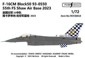 F-16CM Block50 93-0550 55th FS Shaw Air Base 2023 (Decal)