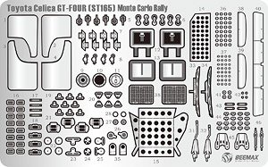 トヨタ セリカ GT-FOUR ST165 1991 モンテカルロ ラリー ウィナー用 ディテールアップパーツ (アクセサリー)