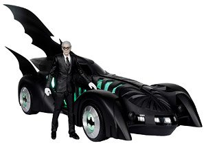 DC Comics - DC Multiverse: Vehicle - Alfred Pennyworth & Batmobile [Movie / Batman Forever] (Completed)