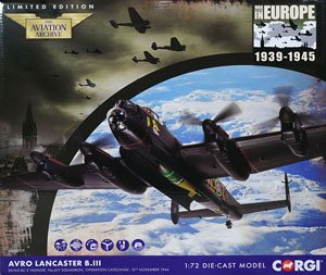 アブロ ランカスター BII ED763 `Honor` RAF 第617飛行隊 カテキズム作戦 戦艦ティルピッツの沈没 1944年11月12日 (完成品飛行機)
