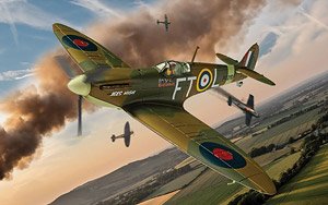 スーパーマリーン スピットファイヤー MKII アイデン・メイデン `Aces High` (完成品飛行機)