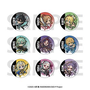 「ソードアート・オンライン」 イートゥーン トレーディング缶バッジ (9個セット) (キャラクターグッズ)