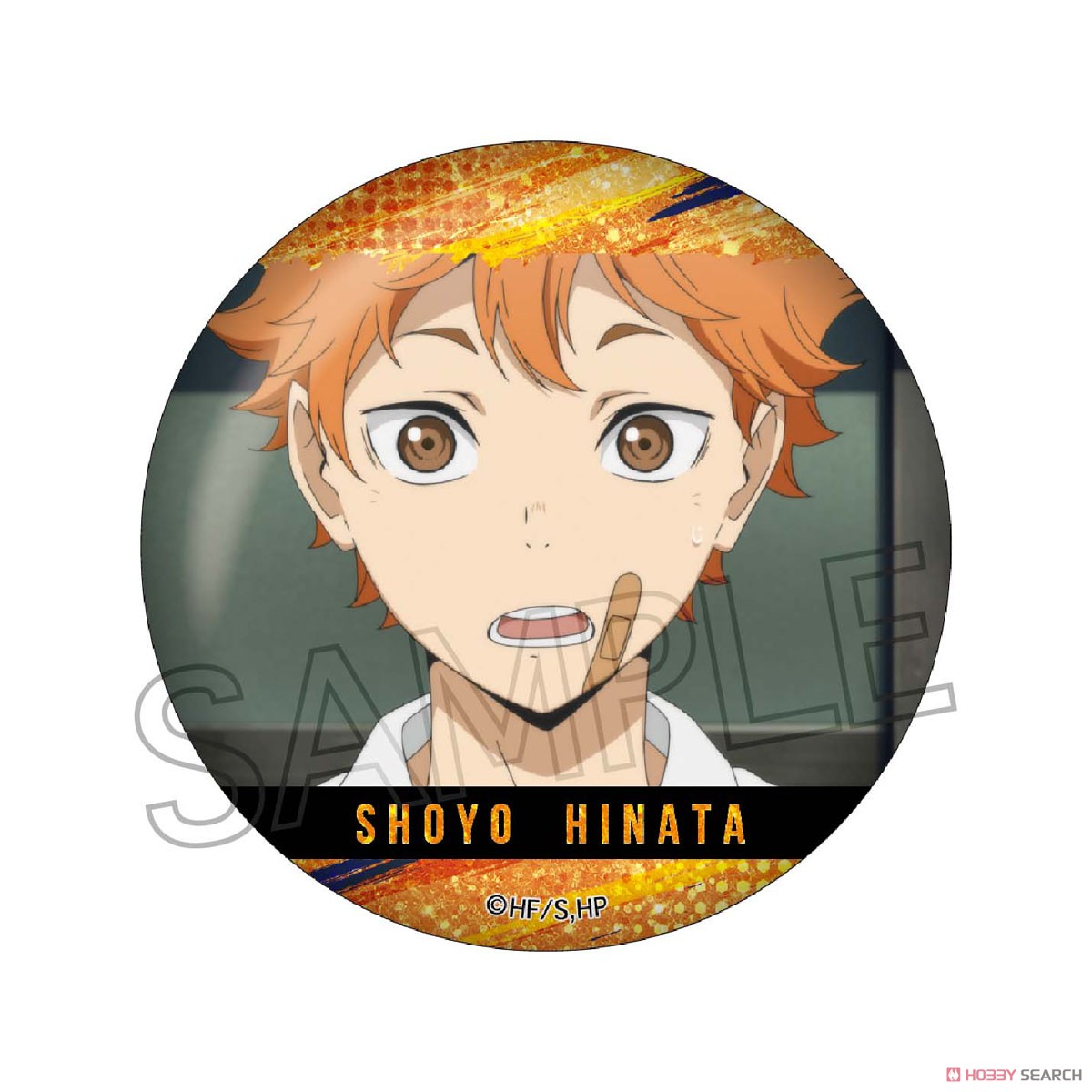 ハイキュー!! キラキラ缶バッジ (8個セット) (キャラクターグッズ) 商品画像1