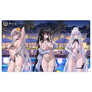 Azul Lane [Especially Illustrated] Rubber Mat (Night Pool) (Card Supplies)