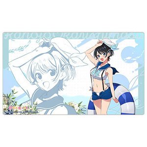 彼女、お借りします 描き下ろしラバーマット(更科瑠夏/マリンセーラー水着) (カードサプライ)