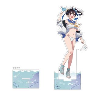 Rent-A-Girlfriend [Especially Illustrated] Extra Large Acrylic Stand (Mini Yaemori / Marine Sailor Swimwear) (Anime Toy)