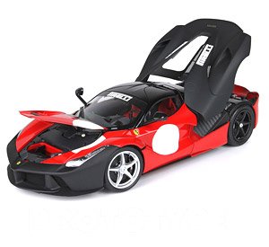 Ferrari LaFerrari Test 2012 Polifoam Base Rosso Corsa 322 And Matt Black *die-cast (ケース無) (ミニカー)