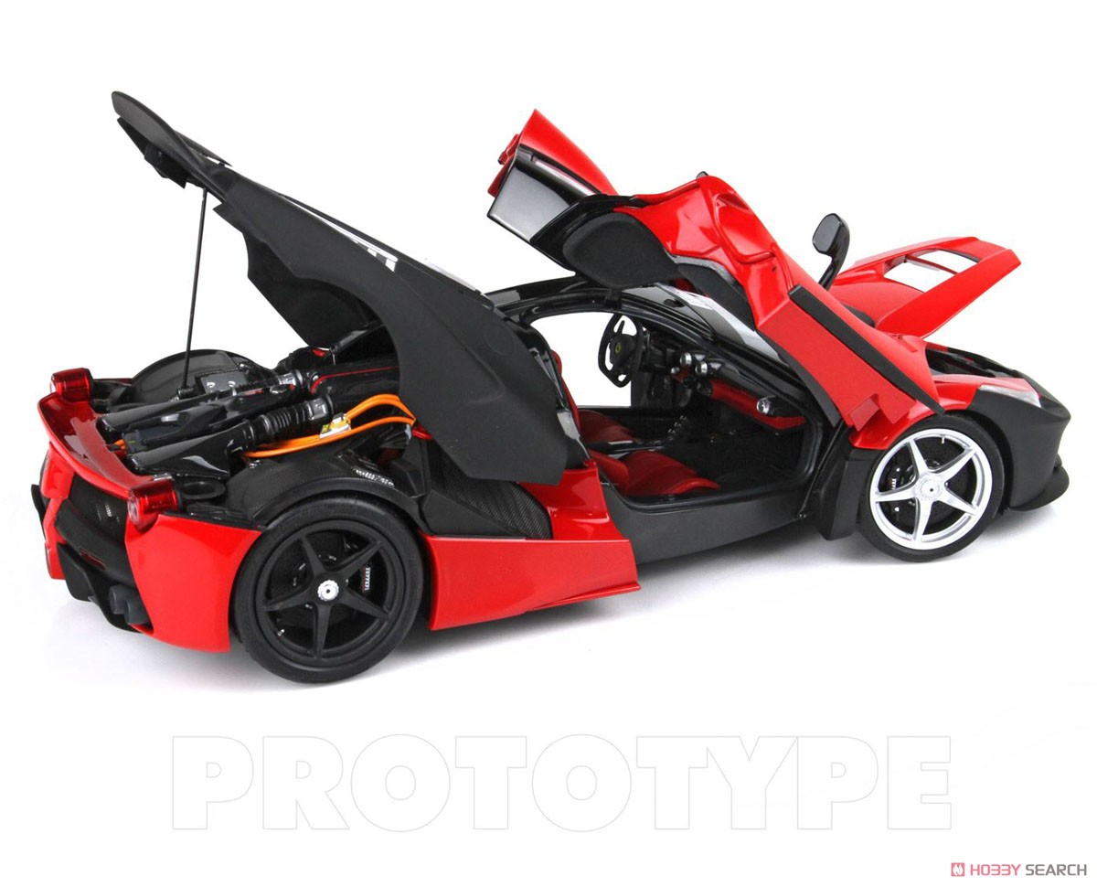 Ferrari LaFerrari Test 2012 Polifoam Base Rosso Corsa 322 And Matt Black *die-cast (ケース無) (ミニカー) 商品画像3