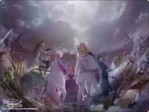 Bushiroad Rubber Mat Collection V2 Vol.1392 Re:Zero -Starting Life in Another World- 3rd season [Emilia & Felt & Crusch & Anastasia & Priscilla] (Card Supplies)