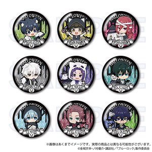 ブルーロック トレーディングホログラム缶バッジ ブラックハロウィン ver. (9個セット) (キャラクターグッズ)
