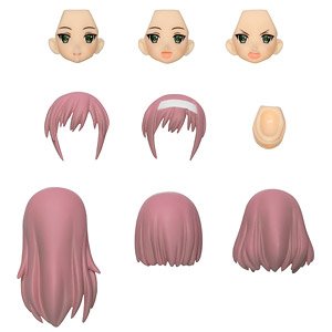[Custom Lily] Type-B Head Parts Set (Lilac) (Fashion Doll)