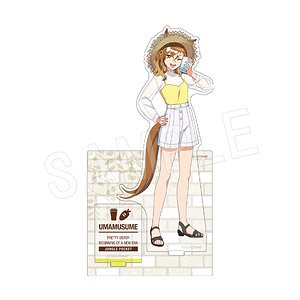 劇場版『ウマ娘 プリティーダービー 新時代の扉』 アクリルフィギュアスタンドコースター バカンスver. ジャングルポケット (キャラクターグッズ)
