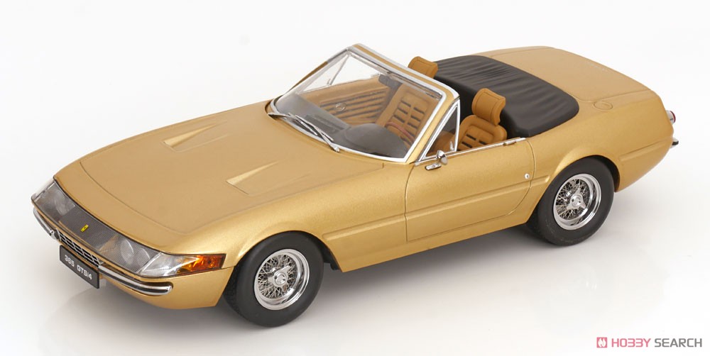 フェラーリ 365 GTS デイトナ カブリオ 1stシリーズ 1969 ゴールドメタリック (ミニカー) 商品画像1