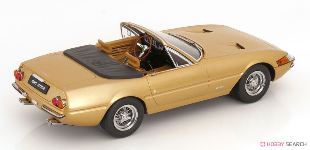 フェラーリ 365 GTS デイトナ カブリオ 1stシリーズ 1969 ゴールドメタリック (ミニカー) 商品画像2
