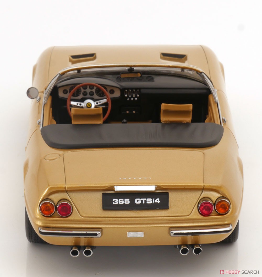 フェラーリ 365 GTS デイトナ カブリオ 1stシリーズ 1969 ゴールドメタリック (ミニカー) 商品画像5
