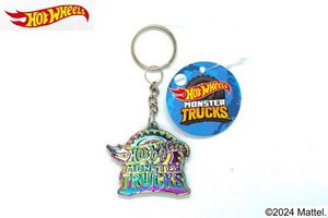 Hot Wheels Metal Key Chain Monster Trucks HTI (Holographic Titanium) (Diecast Car)