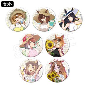 [Uma Musume Pretty Derby: Beginning of a New Era] Trading Can Badge Vacation Ver. (Set of 7) (Anime Toy)