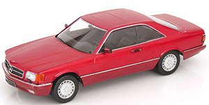Mercedes 500 SEC C126 1985 Red Metallic (Diecast Car)