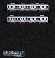 富山地方鉄道17480形 (前面赤帯・第4編成) 2両編成セット (動力付き) (2両セット) (塗装済み完成品) (鉄道模型)