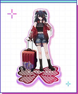 Needy Streamer Overload KV Acrylic Stand Ver. Ame-chan (Anime Toy)