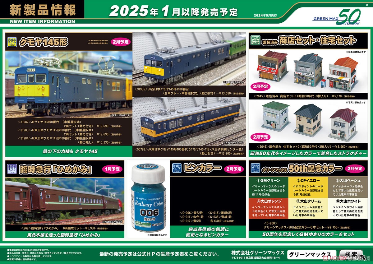 着色済み 住宅セットD (昭和50年代・3棟入り) (組み立てキット) (鉄道模型) その他の画像2