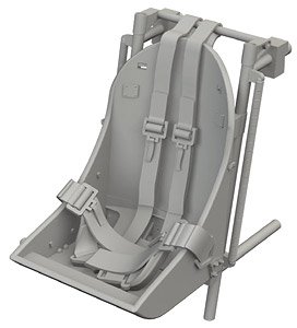 F4U-1A seat w/integral belts PRINT (for Magic Factory) (Plastic model)
