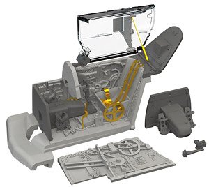 Bf109G-10 コックピット (エデュアルド用) (プラモデル)