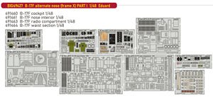B-17F (パーツX機首装備) パートI ビッグEDパーツ セット (エデュアルド用) (プラモデル)