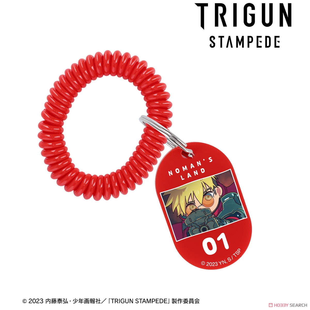 Trigun Stampede Vash the Stampede Yuru Panel Locker Key Style Acrylic Key Ring Ver. A (Anime Toy) 商品画像1