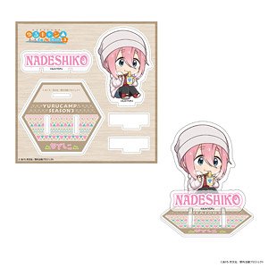 Laid-Back Camp Season 3 Cup Noodle Series: Acrylic Stand to Hold the Lid Nadeshiko (Anime Toy)