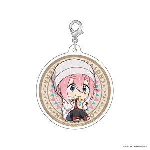 Laid-Back Camp Season 3 Cup Noodle Series: Acrylic Key Ring Nadeshiko (Anime Toy)