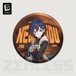 Zenless Zone Zero Standing Picture Series Random Play Chara Can Badge Belle (Anime Toy)
