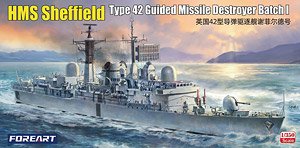 HMS Sheffield Type 42 Guided Missil Destroyer Batch 1 (Plastic model)
